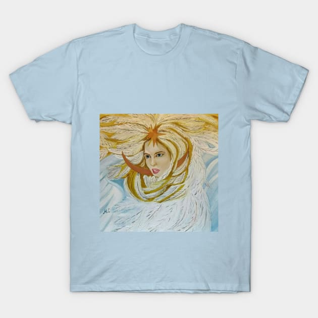 The Princess-Swan from the Russian fairytale T-Shirt by mariasibireva